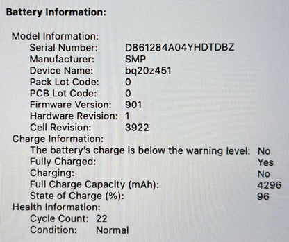 Apple MacBook Pro 13" A1706 2017 Dual Core i7-7567U 256GB SSD 16GB RAM #217399