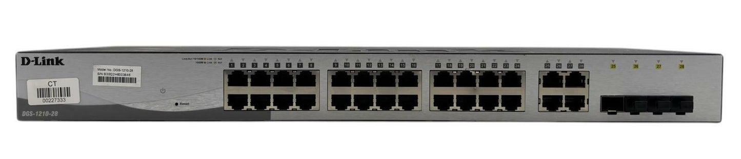D-Link DGS-1210-28 28-Port 4x SFP Web Smart Switch