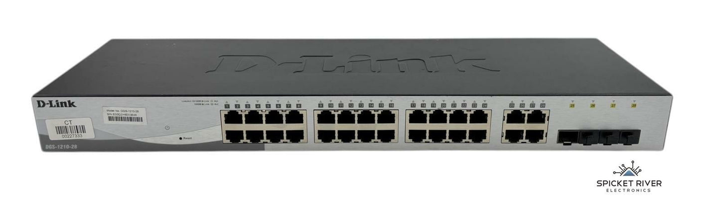 D-Link DGS-1210-28 28-Port 4x SFP Web Smart Switch