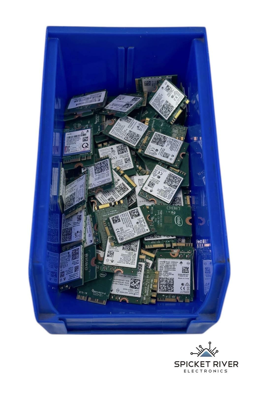 Lot of 50 - Assorted Intel Wireless Cards 9560NGW, AX211NGW, AX201NGW, 7260NGW
