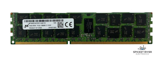 Lot of 2 - Micron MT36KSF2G72PZ-1G6E1FE 16GB 2Rx4 PC3-12800R DDR3 ECC RAM Memory