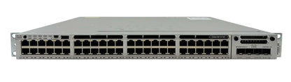 Cisco Catalyst WS-C3850-48F-L V04 48-Port PoE+ Network Switch w/ C3850-NM-2-10G
