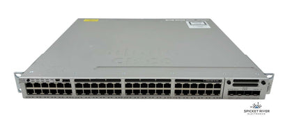 Cisco Catalyst WS-C3850-48F-L V04 48-Port PoE+ Network Switch w/ C3850-NM-2-10G