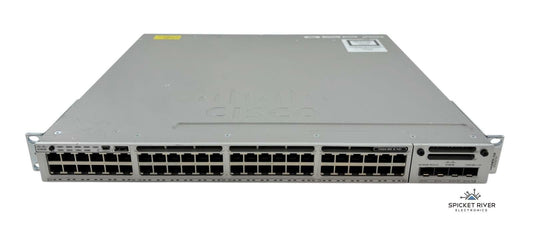 Cisco Catalyst WS-C3850-48F-L V04 48-Port PoE+ Network Switch w/ C3850-NM-2-10G