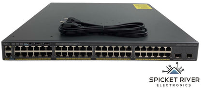 Cisco WS-C2960X-48FPD-L V07 48-Port Managed Switch w/ 2x SFP+ C2960X-Stack Mod
