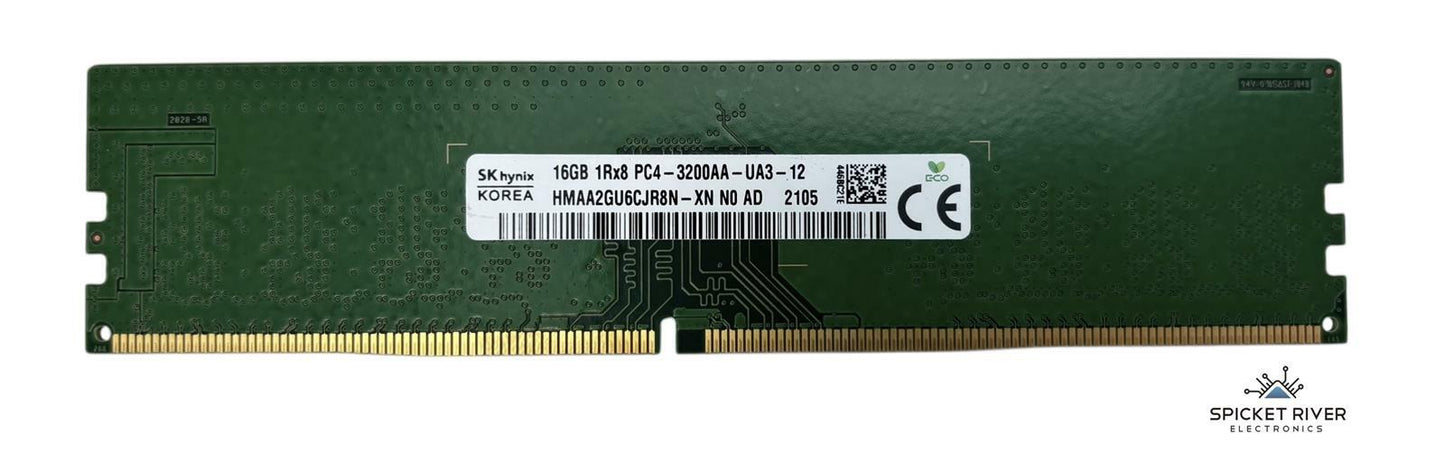SK Hynix HMAA2GU6CJR8N-XN 16GB 1Rx8 PC4-3200AA DDR4 UDIMM Desktop RAM