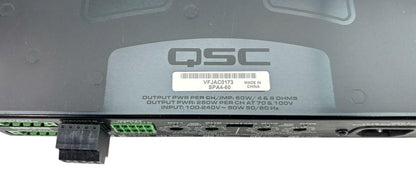 QSC SPA4-60 Four Channel 60W Power Amplifier