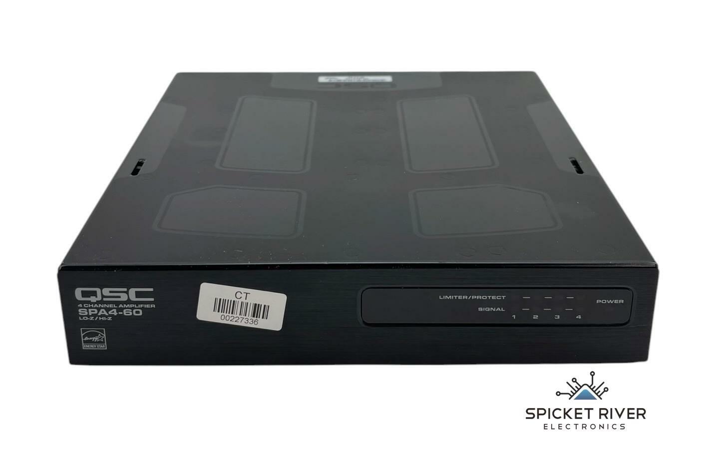 QSC SPA4-60 Four Channel 60W Power Amplifier
