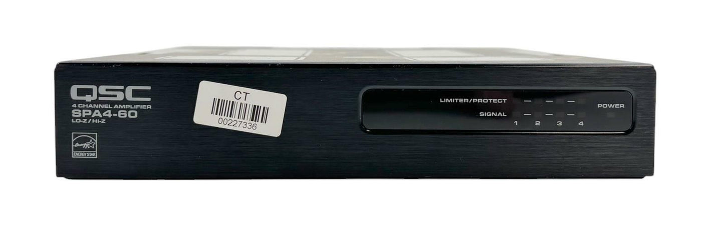 QSC SPA4-60 Four Channel 60W Power Amplifier