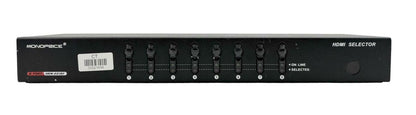 Monoprice HRM-2218F 8-Port Input 1-Port Output HDMI Selector - No AC Adapter