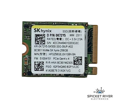 SK Hynix BC901 256GB M.2 2230 NVMe PCIe Gen4 x4 Solid State Drive SSD