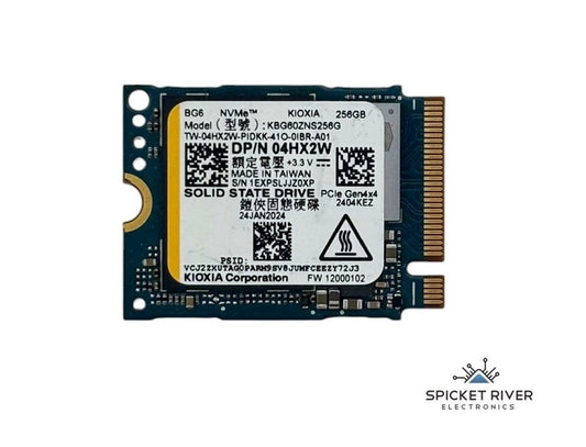 Kioxia KBG60ZNS256G BG6 256GB M.2 2230 NVMe PCIe Gen4x4 Solid State Drive SSD