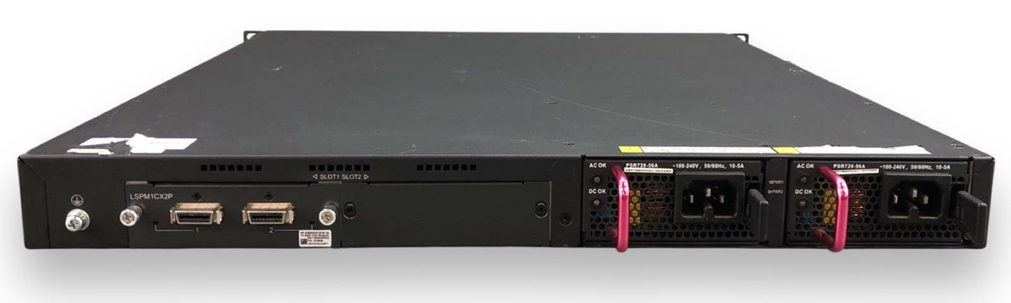 HP 5500-48G-PoE+ Series Switch JG542A 4-SFP w/ LSPM1CX2P Local Connect Module
