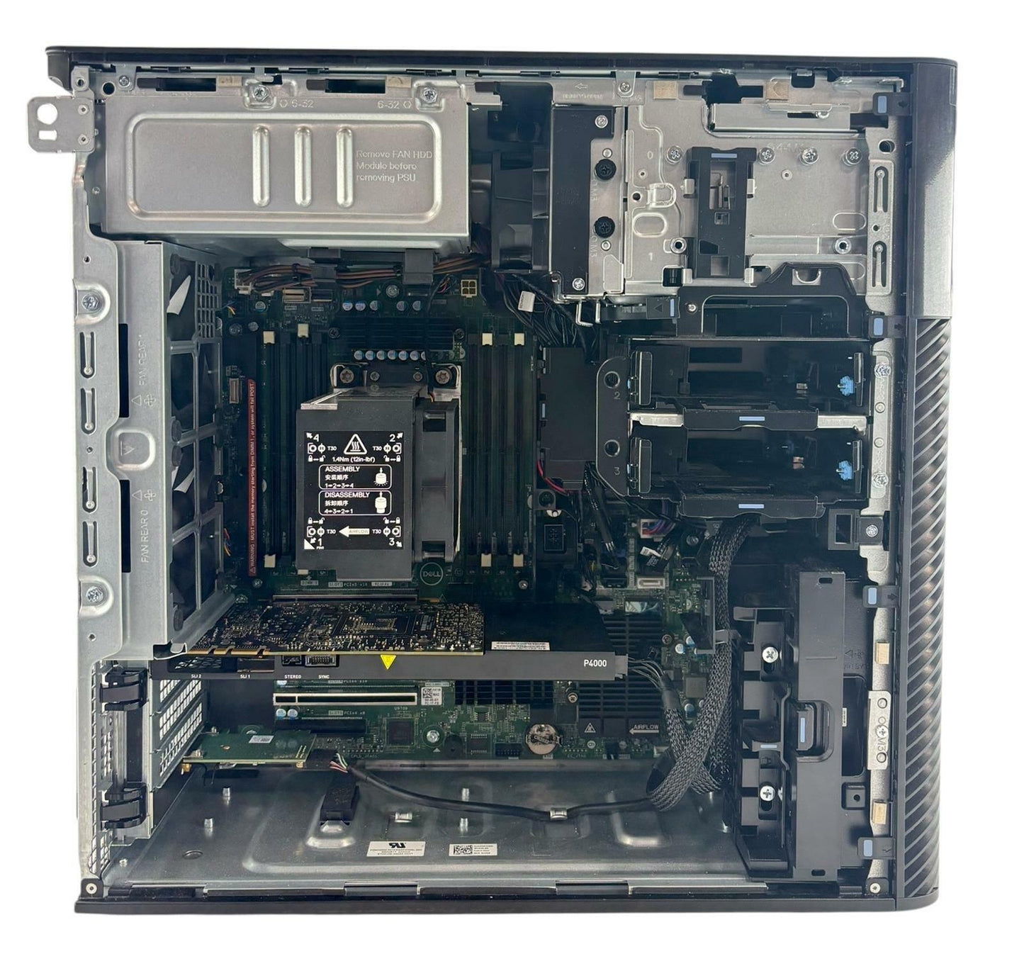 Dell Precision 5860 Tower 6-Core w3-2425 1TB SSD + 4TB HDD P4000 Win11 - NO RAM