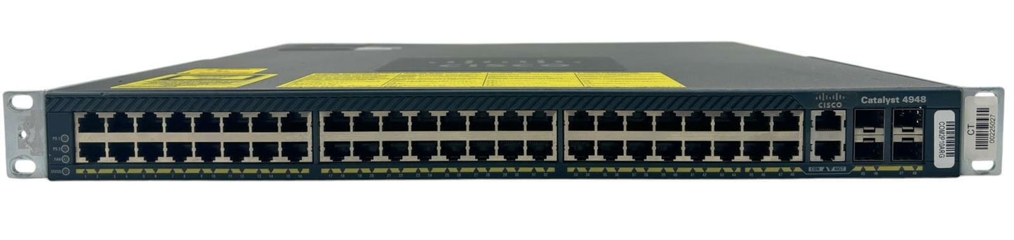 Cisco Catalyst 4948 48-Port Managed Gigabit Network Switch WS-C4948-S V10