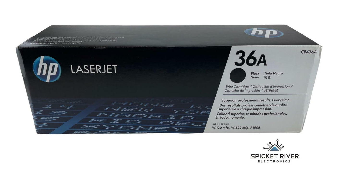 NEW - HP LaserJet 36A Toner Print Cartridge - Black CB436A