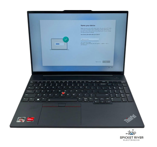 Lenovo ThinkPad E16 Gen 1 6-Core Ryzen 5 7530U 2GHz 512GB SSD 16GB RAM Win11 Pro