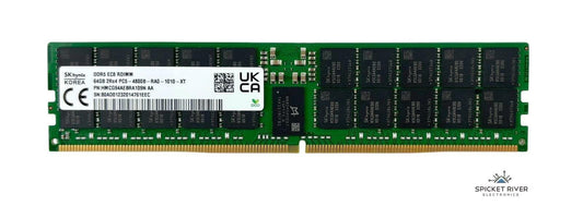SK Hynix HMCG94AEBRA109N AA 64GB 2Rx4 PC5-4800B-RA0-1010-XT DDR5 EC8 RDIMM RAM