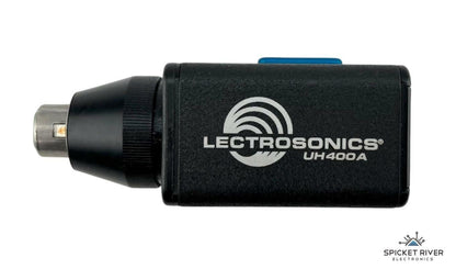 Lectrosonics UH400A Block 26 (Blue) 665.6-691.1 MHz Plug On Mic Transmitter