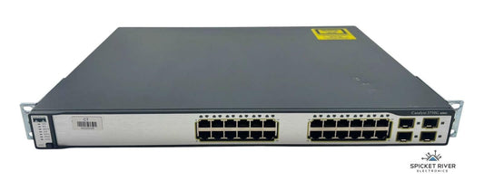 Cisco Catalyst 3750G 24-Port Gigabit Network Switch WS-C3750G-24TS-E1U V02