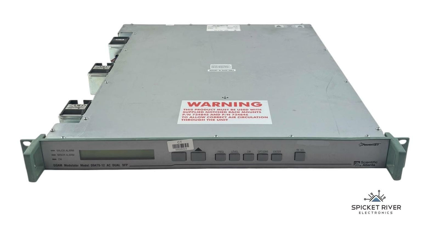 Scientific Atlanta GQAM Modulator D9479-12 AC Dual SFP 4013006
