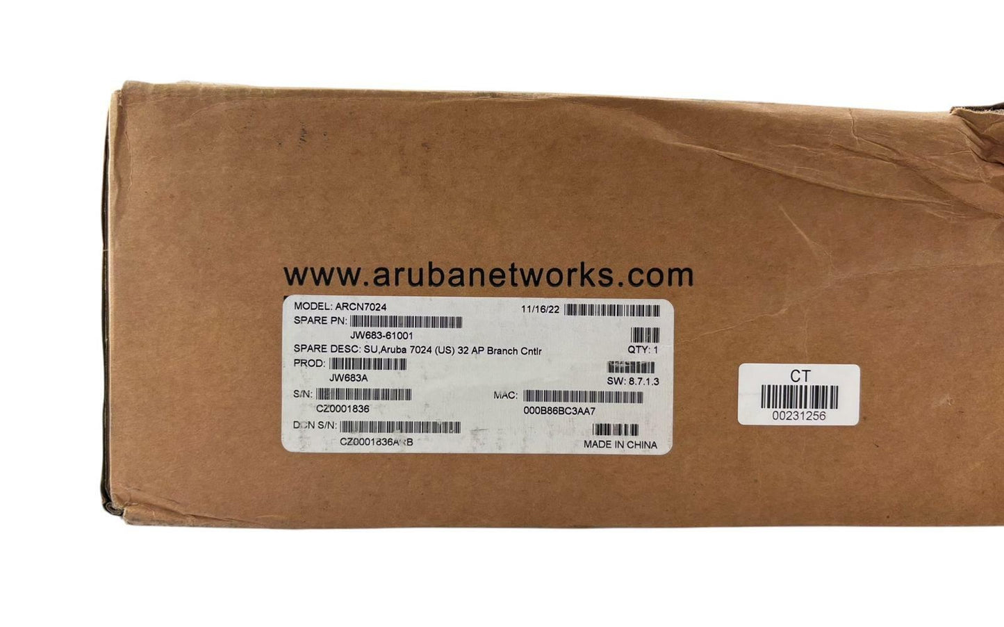 NEW - Open Box - Aruba ARCN7024 24-Port PoE+ 2xSFP+ Mobility Ethernet Controller