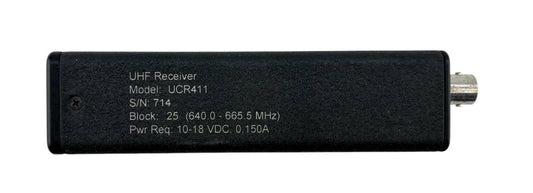 Lectrosonics UCR411 Block 25 640.0-665.5 MHz Digital Hybrid Wireless Receiver