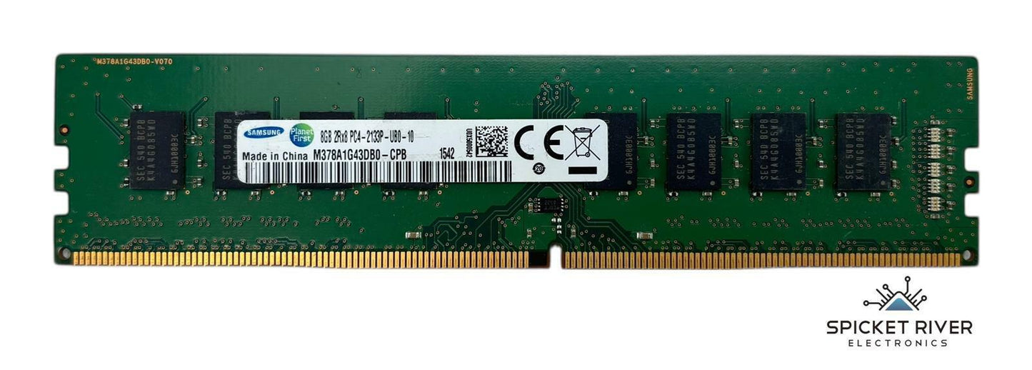 Lot of 2 - Samsung M378A1G43DB0-CPB 8GB 2Rx8 PC4-2133P DDR4 Desktop RAM