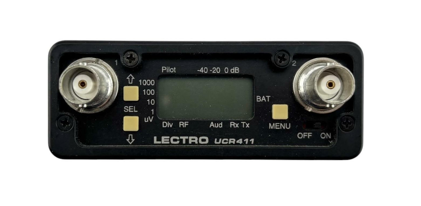Lectrosonics UCR411 Block 22 563.2 - 588.7 MHz Digital Hybrid Wireless Receiver