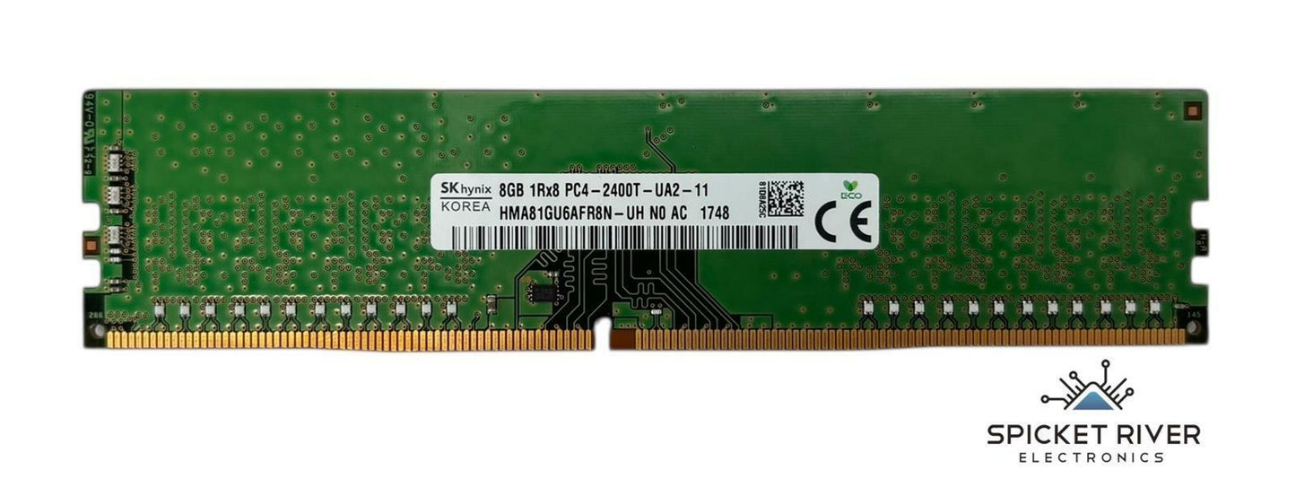 Lot of 2 - SK Hynix HMA81GU6AFR8N-UH 8GB 1Rx8 PC4-2400T DDR4 Desktop RAM Memory