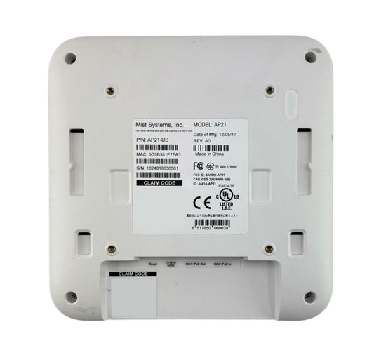 Mist Systems AP21 802.11ac WiFi Wireless Access Point