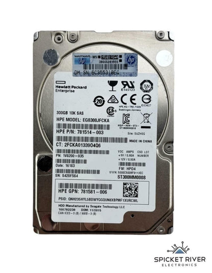 Seagate ST300MM0008 300GB SAS 10K RPM 2.5" Internal Enterprise Hard Drive HDD