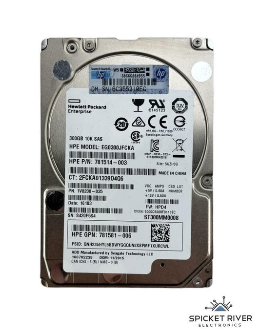 Seagate ST300MM0008 300GB SAS 10K RPM 2.5" Internal Enterprise Hard Drive HDD