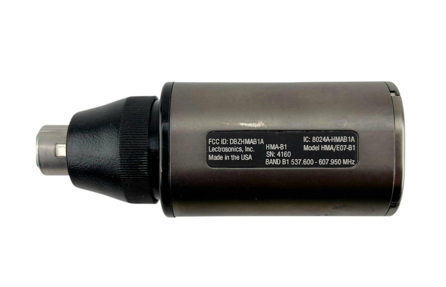 Lectrosonics HMA-B1 537.60-607.95MHz Plug-On XLR Wireless Mic Transmitter E07-B1