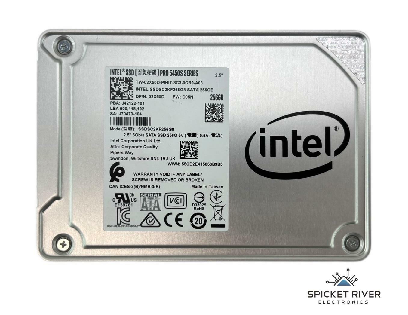 Intel PRO 5450S Series SSDSC2KF256G8 256GB SATA 6Gb/s 2.5" Internal SSD