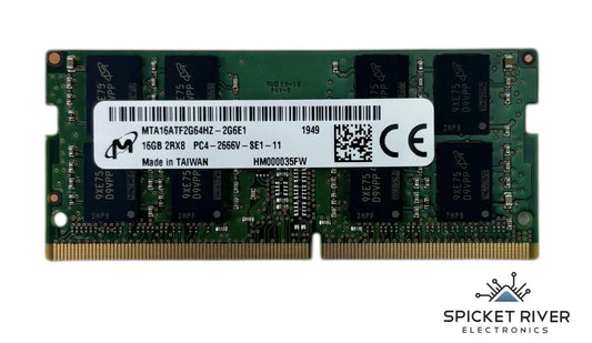 Micron MTA16ATF2G64HZ-2G6E1 16GB 2Rx8 PC4-2666V DDR4 SODIMM Laptop RAM