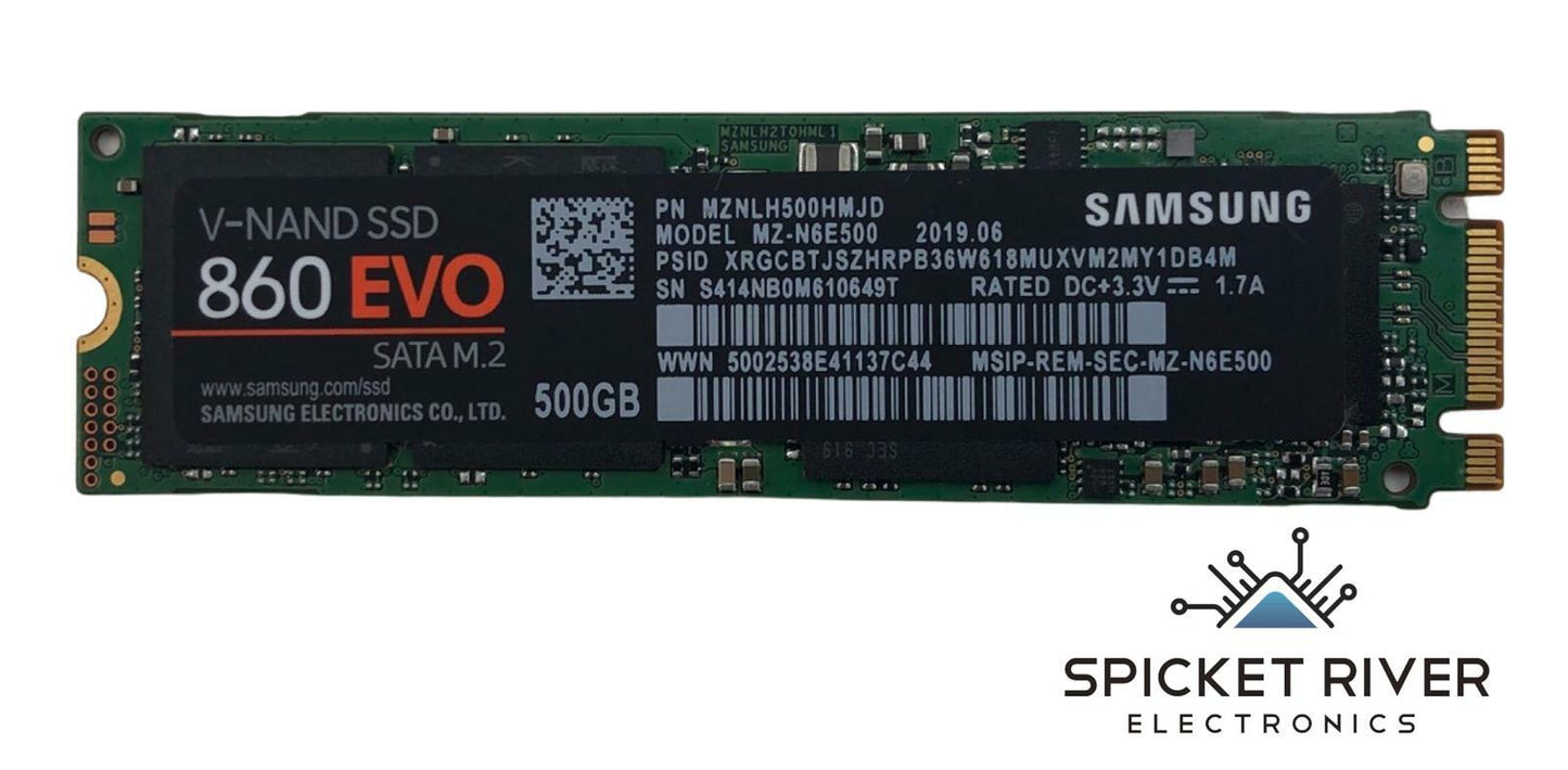 Samsung MZ-N6E500 860 EVO 500GB SATA III M.2 2280 NVMe SSD Solid State Drive