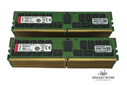 Lot of 16 - Kingston KSM24RD4/32MEI 32GB 2Rx4 PC4-2400T ECC DDR4 Server RAM