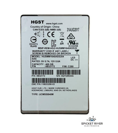 HGST HUSMM1640ASS204 400GB SAS 12Gb/s 2.5" Enterprise Hard Disk Drive HDD