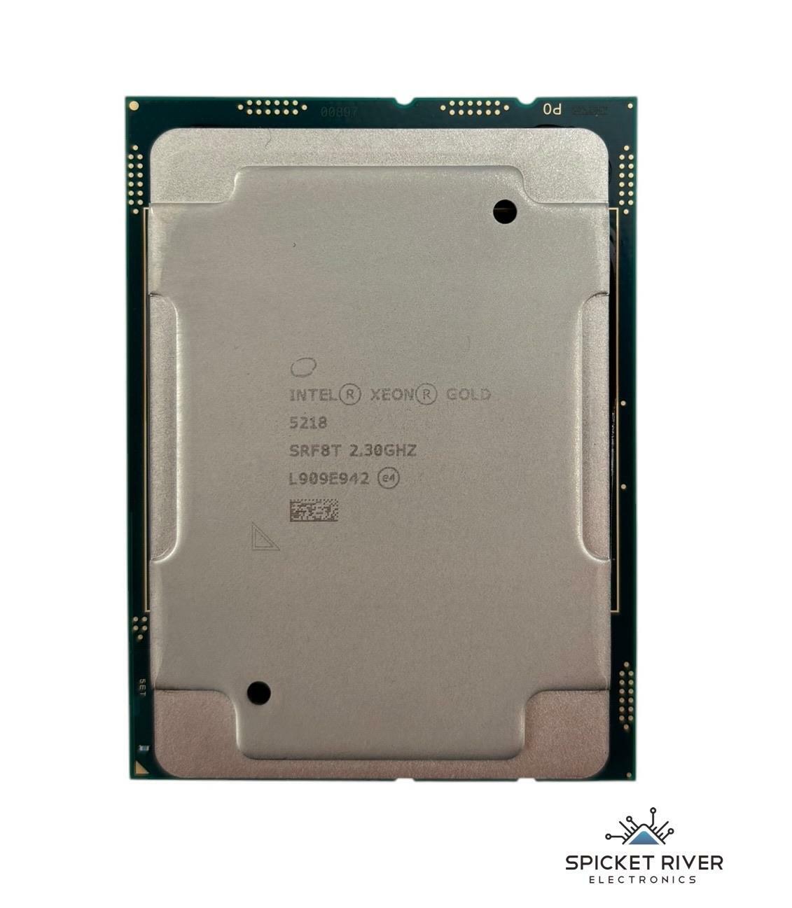 Lot of 2 - Intel Xeon Gold 5218 SRF8T 16-Core 36-Thread 2.3GHz LGA3647 Processor
