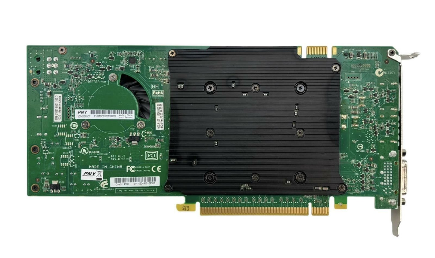 Nvidia Quadro 4000 2GB GDDR5 PCIe Graphics Card for Mac VCQ4000MAC-T