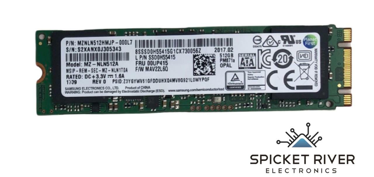 Samsung MZ-NLN512A PM871a 512GB M.2 2280 NVMe Solid State Drive SSD