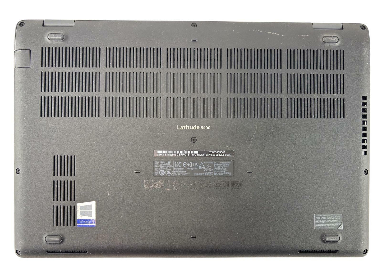 Dell Latitude 5400 Quad Core i7-8665U 1.90GHz 512GB SSD 8GB RAM Win11 FAIR Batt