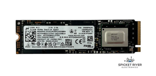 Micron 2300 MTFDHBA512TDV 512GB M.2 2280 NVMe Gen3 x4 Solid State Drive SSD