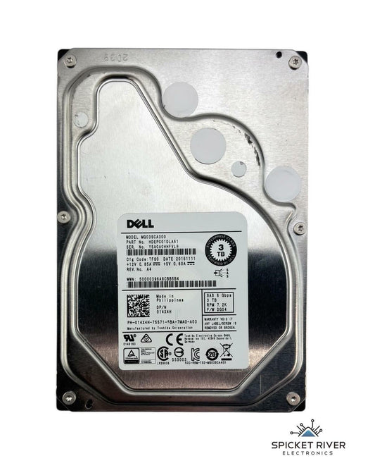 Dell MG03SCA300 HDEPC01DLA51 3TB SAS 6 Gbps 7.2K RPM 3.5" Enterprise HDD