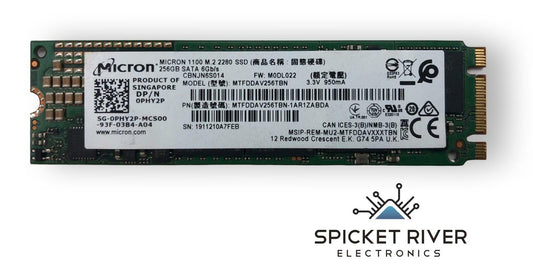 Micron 1100 MTFDDAV256TBN 256GB SATA 6Gb/s M.2 2280 SSD Solid State Drive