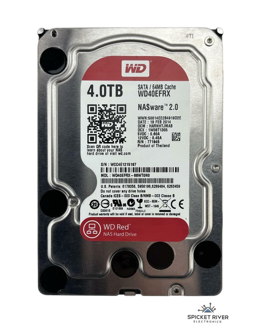 Western Digital Red WD40EFRX 4TB NASware 2.0 3.5-Inch Internal NAS Hard Drive