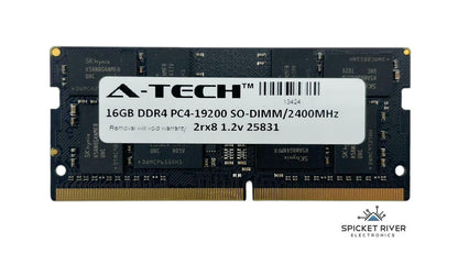 A-Tech 16GB DDR4 PC4-19200 SO-DIMM 2400MHz 2rx8 1.2V 25831 RAM Memory