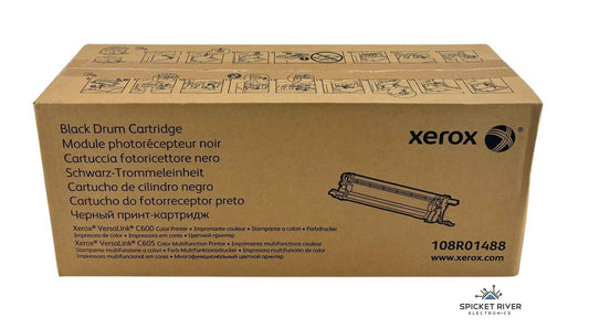 NEW- Genuine Xerox C600/C605 Black Drum Cartridge 108R01488