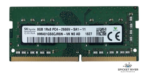 SK Hynix HMA81GS6CJR8N-VK 8GB 1Rx8 PC4-2666V DDR4 SODIMM RAM Module